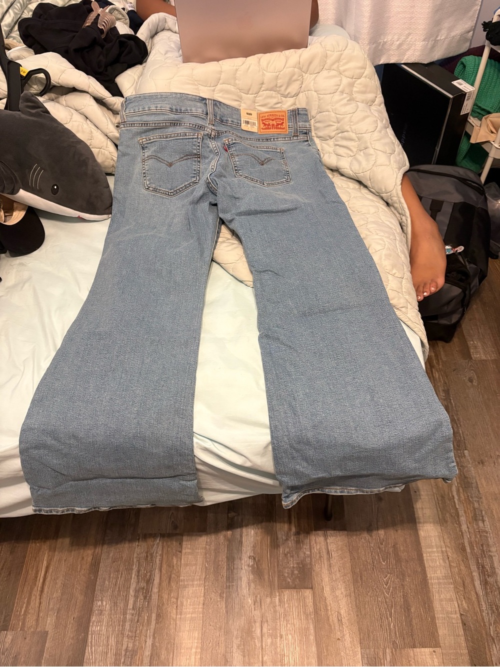 Levi's Light Blue Flared Women's Jeans